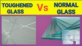 toughened glass vs normal glass in hindi  safety glass vs annealed glass toughened glass details [upl. by Hyman764]