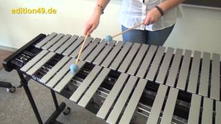 Bach Prelude BWV 999 EvaBritta Simson Vibraphone Siret Heinaste Piano [upl. by Kan]