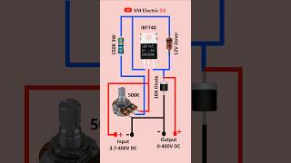 3V to 400V DC Adjustable Voltage Regulator Circuit youtubeshorts shorts short diy circuitmaker [upl. by Whalen]