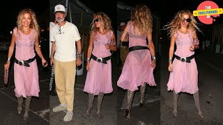 RITA ORA AND HER BOYFRIEND TAIKA WAITITI LEAVING A ROMANTIC DINNER AT MATSUHISA [upl. by Luehrmann155]