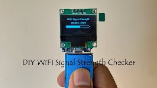 Make Your Own WiFi Signal Strength Monitor Checker or Scanner  DIY WiFi Signal Strength Scanner [upl. by Anirt253]