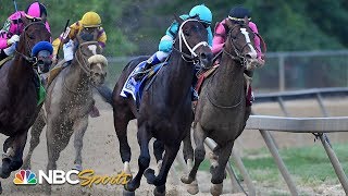 Preakness Stakes 2019 FULL RACE jockey John Velazquez thrown from horse  NBC Sports [upl. by Pasia]