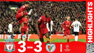 HIGHLIGHTS Liverpool 33 Benfica  FIRMINO amp KONATE BOOK A PLACE IN THE SEMIS [upl. by Turley]