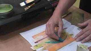 HowTo Combine Collage and Mixed Media With Encaustic [upl. by Brenza400]