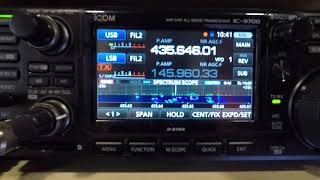 Icom IC9700 connecting to Omni Rig PstRotator  RS44 contacts [upl. by Uahc]