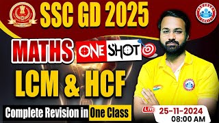 SSC GD Maths  SSC GD 2025  LCM amp HCF Maths Revision Class  Maths For SSC GD by Deepak Sir [upl. by Teodor155]