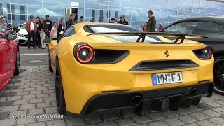 Novitec 488 GTB  Acceleration and Details [upl. by Airdnassac]