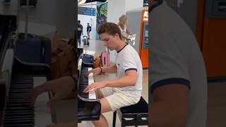 I played Experience on Piano at the Airport [upl. by Elvina614]