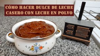 Cómo hacer dulce de leche casero con leche en polvo muy fácil [upl. by Damales]