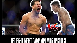 UFC Fight Night Camp Mini Vlog Series Episode 3 Last Sparring Session Of Camp [upl. by Ethelda560]