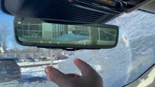 How To Operate The Clear Sight Rearview Mirror On Your Brand New Range Rover [upl. by Oranneg150]