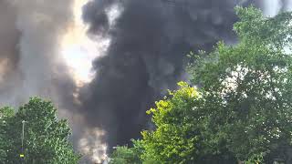 Huge factory fire Erdington  Birmingham [upl. by Neik876]