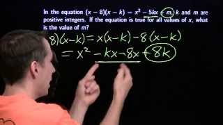 MATHCOUNTS Mini 38  Solving Quadratic Equations using Substitution Simplification [upl. by Arotahs89]