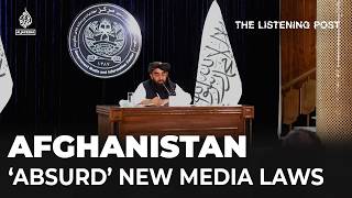 What has Taliban rule meant for media in Afghanistan  The Listening Post [upl. by Hessler249]