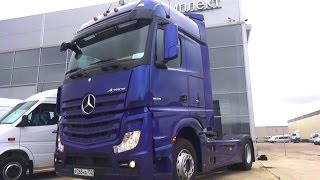 2016 MercedesBenz Actros 1845 LS Обзор интерьер экстерьер двигатель [upl. by Nehtanhoj]