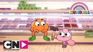 Supermercato  Lo straordinario mondo di Gumball  Cartoon Network [upl. by Assirol]