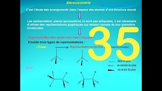 Les isoméres  Représentation de Cram [upl. by Ahsekar423]