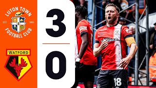 Luton 30 Watford  Highlights [upl. by Osanna713]