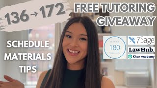 LSAT Prep Tips How I Scored a 172 in Two Months  Tutoring Giveaway [upl. by Niggem842]