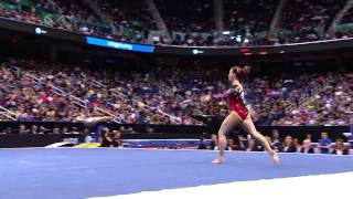 Carlotta Ferlito  Floor Exercise  2014 ATampT Amercian Cup [upl. by Yaluz]