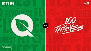 FLY v 100  Week 5 Day 2  LCS Summer Split  FlyQuest v 100 Thieves  Game 1 2024 [upl. by Sundberg]