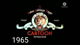 Metro Goldwyn Mayer Cartoon Logo History [upl. by Delano165]