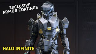 Top 10 Most Exclusive Armor Coatings in Halo Infinite [upl. by Eglantine]