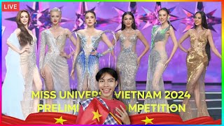 Miss Universe Vietnam 2024 Preliminary Competition  Reaction Athit Recap [upl. by Etram]