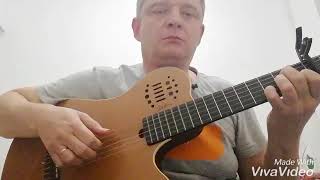 Dançando Lambada  Kaoma acoustic guitar cover by Vitaly  Fingerstyle [upl. by Ammann649]