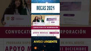 📌🤑¡Incorpórate Esta es la beca para alumnos de nivel Básico que podrás solicitar en línea [upl. by Nahrut]