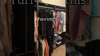 TARGET BOOKSHELF CLOSET MAKEOVER DIY diyhomedecor closetmakeover viral tiktok [upl. by Uahc]