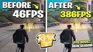 How To Boost Fps In Fortnite Chapter 2 Remix Season [upl. by Alahs]