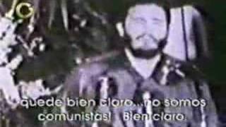 CUBA  FIDEL quotNO SOMOS COMUNISTASquot [upl. by Kentigerma876]