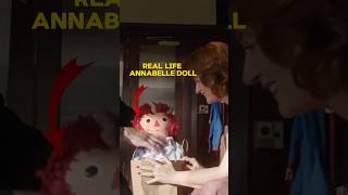 We get to see the real life Annabelle doll in the Annabelle creation viral annabelle movie [upl. by Haraz]