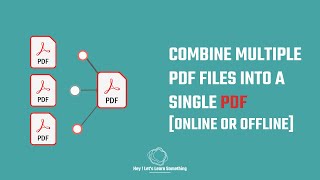 How to combine pdf files into one online or offline without adobe acrobat pro  2022 [upl. by Zebaj]