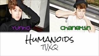 TVXQ  Humanoids HangulRomanizationEnglish Color amp Picture Coded HD [upl. by Ahsinrac]