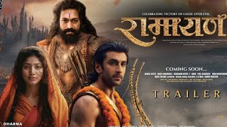 Ramayana movie trailer 2024 रामायण।।Ranbir Kapoor sai pallavi  Bobby Deol ramayana trending [upl. by Ib]