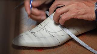 Making HANDMADE Bespoke Full Brogue Oxford Shoes [upl. by Saihttam]