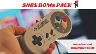 SNES ROMS PACK  Download and Installation Guide  ROMS Pack [upl. by Leeanne26]