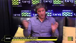 Justified After Show Season 5 Episode 9 quotWrong Roadsquot  AfterBuzz TV [upl. by Selegna]