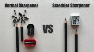 Best Sharpener for Drawing  Staedtler Sharpener vs Normal Sharpener [upl. by Mcgill]