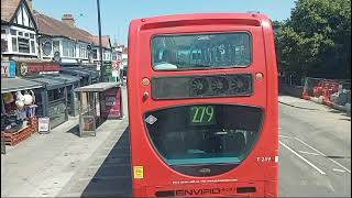 EDMONTON GREEN BUS STATION TO PONDERS END NORTH LONDON UK [upl. by Ainocal]