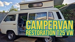 VW Camper T25 Full Restoration ‎WillsWhereabouts Vlog [upl. by Ongun]