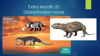 Age of Dinosaurs Calendar Extra Month and Four More to make 40 Mesozoic Creatures and Dimetrodon [upl. by Savell758]