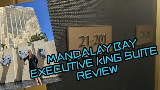 MANDALAY BAY KING SUITE ROOM REVIEW [upl. by Dlonra]