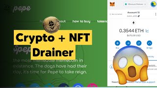 LATEST NFT CRYPTO ETH METAMASK WALLET DRAINER 2023 [upl. by Raynata]