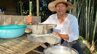 Crispy Rice Pancake  Cooking traditional crispy rice pancake in my village  Best Delicious Snack [upl. by Shannon206]