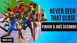 Noah Lyles Wins Olympic Gold in Thrilling 100m Final  Worlds Fastest Man youtube olympics [upl. by Sarina840]