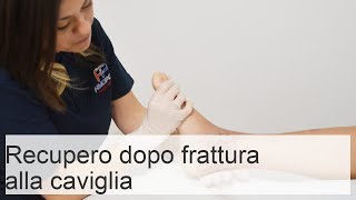 Riabilitazione dopo la frattura della caviglia dopo il gesso è stato rimosso [upl. by Aikmat]