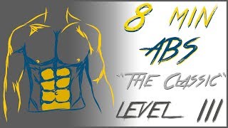 8 Min Abs Level 3 [upl. by Eniaral]